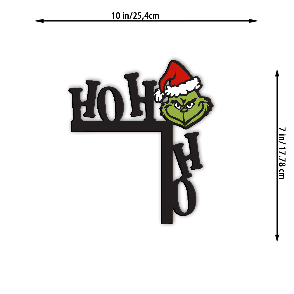 Ho Ho Ho - Personalized Stole Christmas Door Frame Decoration