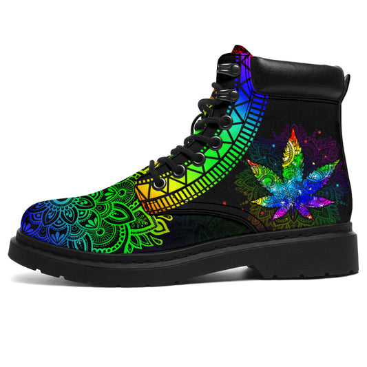 Rainbow Leaf - Weed All Season Boots 0822