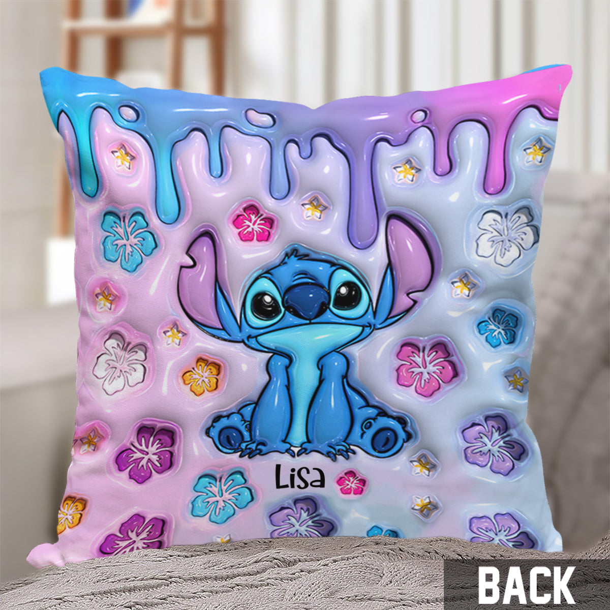 Ohana Means Family - Personalized Ohana Throw Pillow