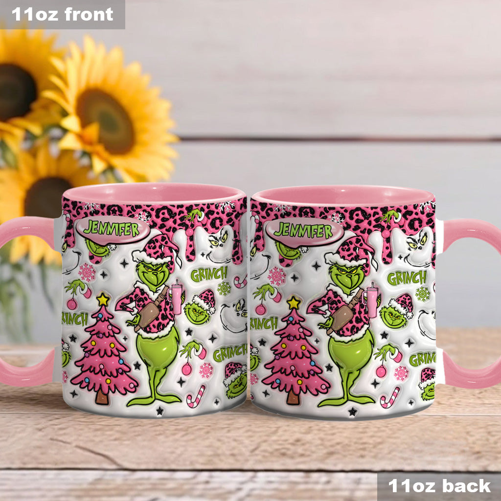 Merry Christmas - Personalized Stole Christmas Accent Mug
