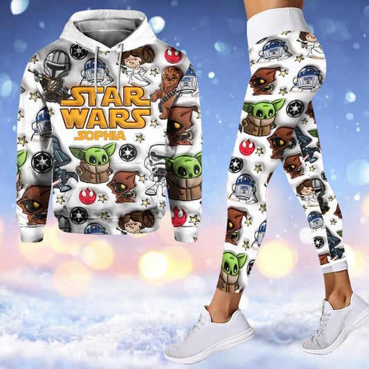 The Galaxy - Personalized The Force Hoodie and Leggings