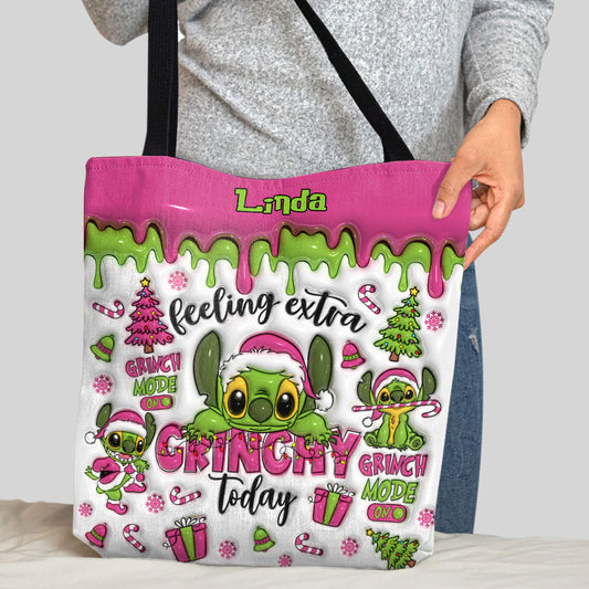 Feeling Extra Grinch Today - Personalized Ohana Tote Bag