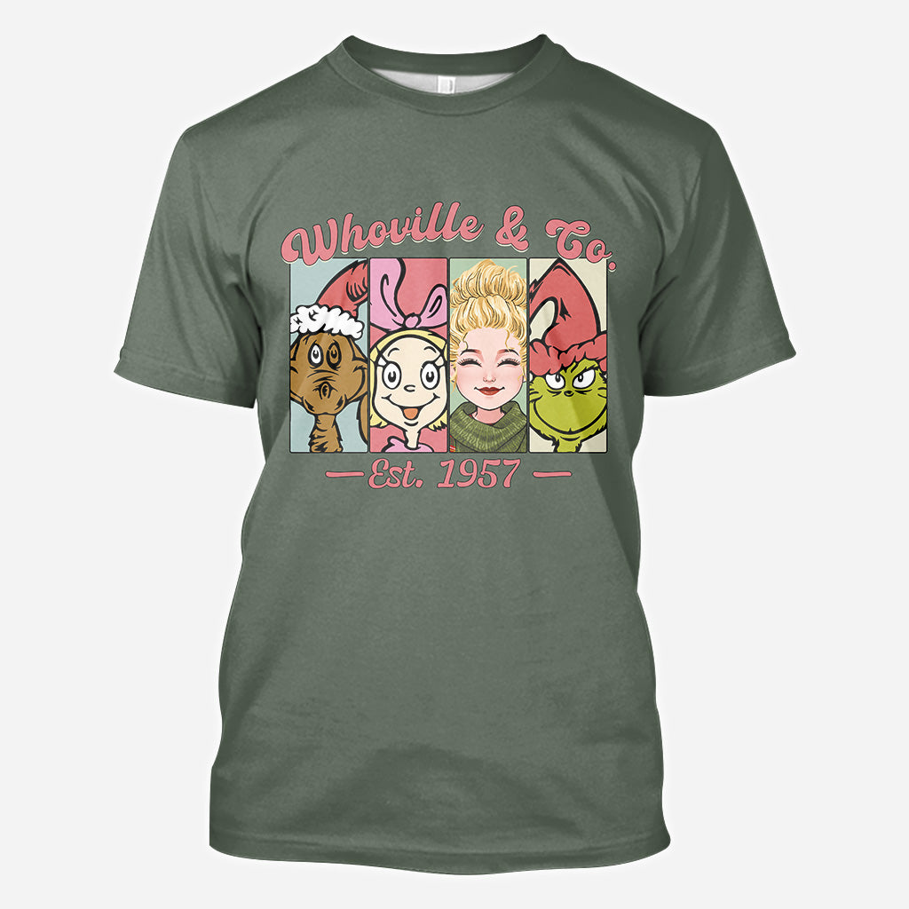 Green Mischief - Personalized Stole Christmas All Over Shirt