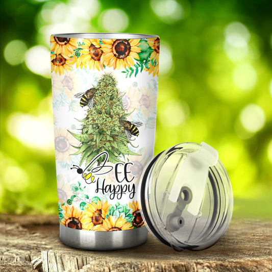 Bee Happy - Weed Tumbler 0822