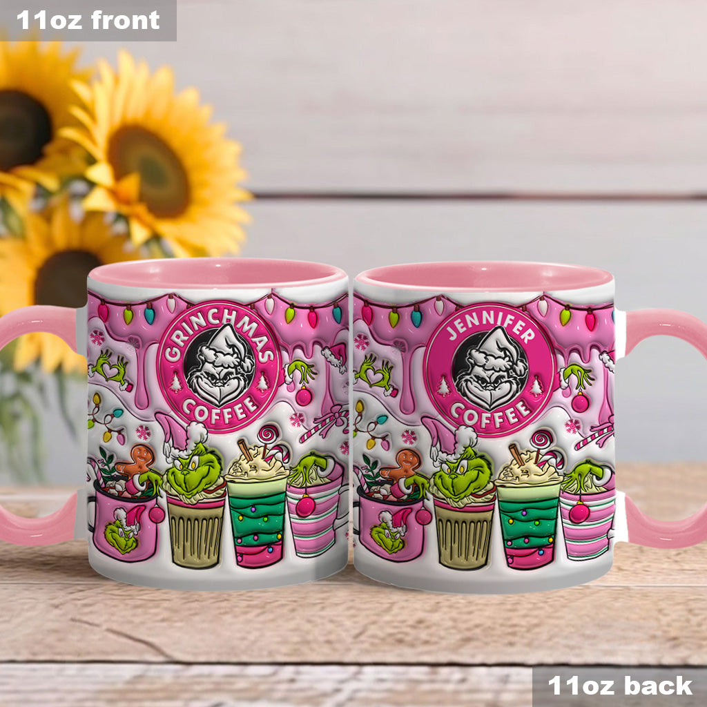 Grinchmas Coffee - Personalized Stole Christmas Accent Mug