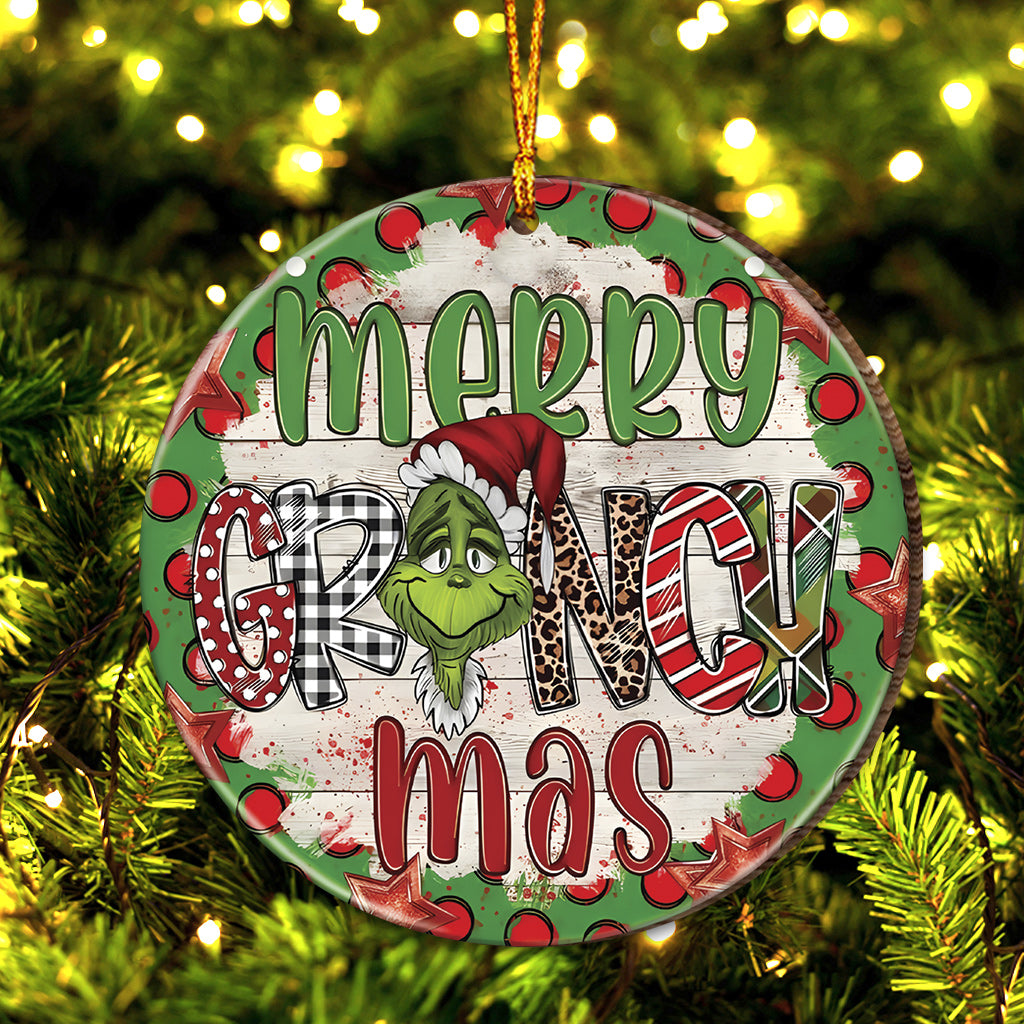 Merry Christmas - Stole Christmas Ornament