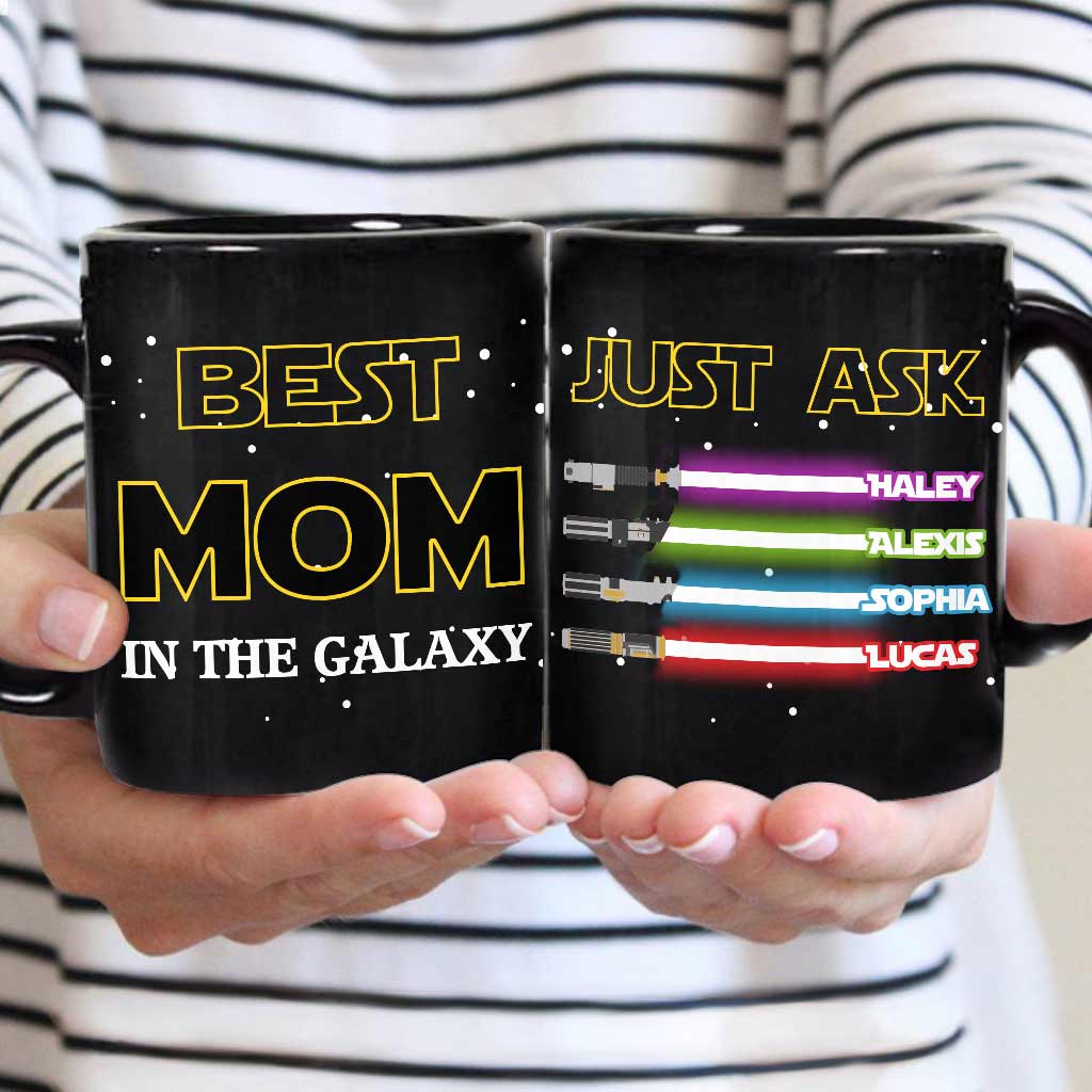 Best Mom In The Galaxy - Personalized Father's Day Mug