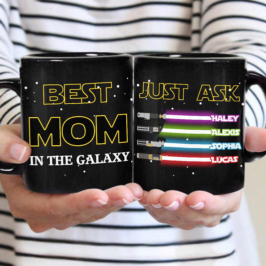 Best Mom In The Galaxy - Personalized Father's Day Mug
