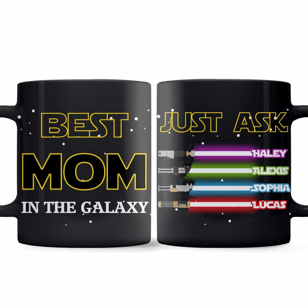Best Mom In The Galaxy - Personalized Father's Day Mug