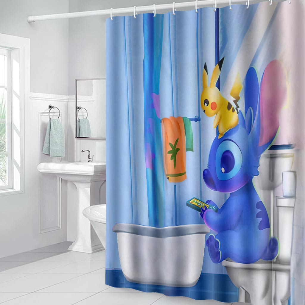 Ohana Means Family - Ohana Bathroom Curtain & Mats Set