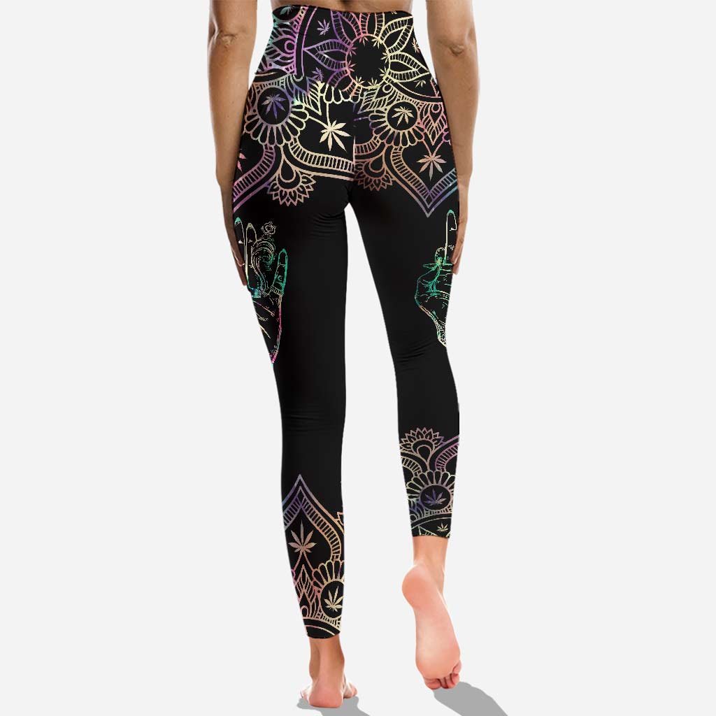 High Maintenance - Weed Cross Tank Top and Leggings