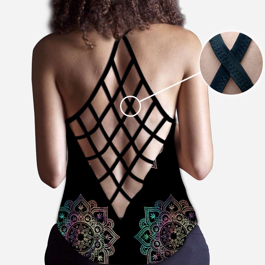 High Maintenance - Weed Cross Tank Top and Leggings