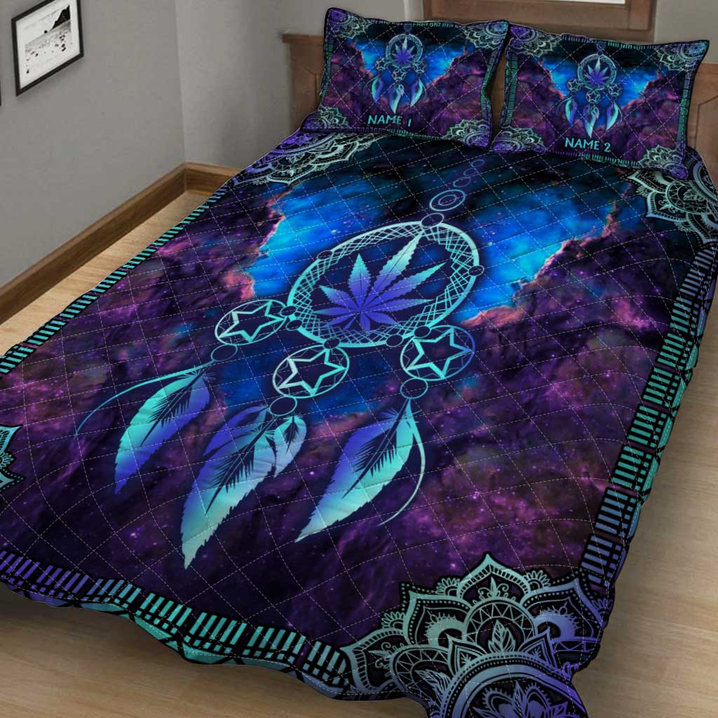 Dream High - Personalized Weed Quilt Set