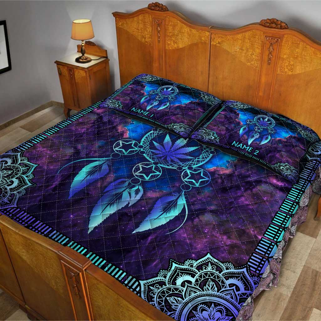 Dream High - Personalized Weed Quilt Set