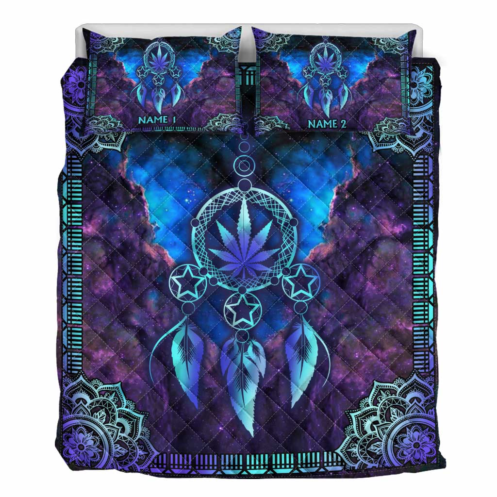 Dream High - Personalized Weed Quilt Set