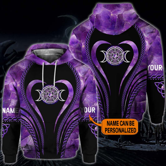 Witch Vibes Personalized All Over T-shirt and Hoodie