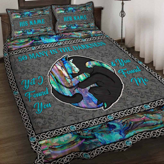 So Many In The Darkness - Personalized Cat Quilt Set