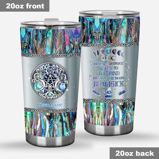 Drink In The Moon Be Magick Moon - Witch Personalized 3D Pattern Print Tumbler