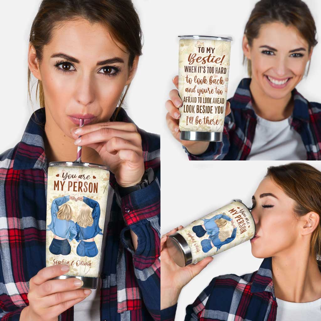 To My Bestie - Personalized Bestie Tumbler