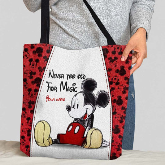 You & Me We Got This - Personalized Mouse Tote Bag With 3D Pattern Print