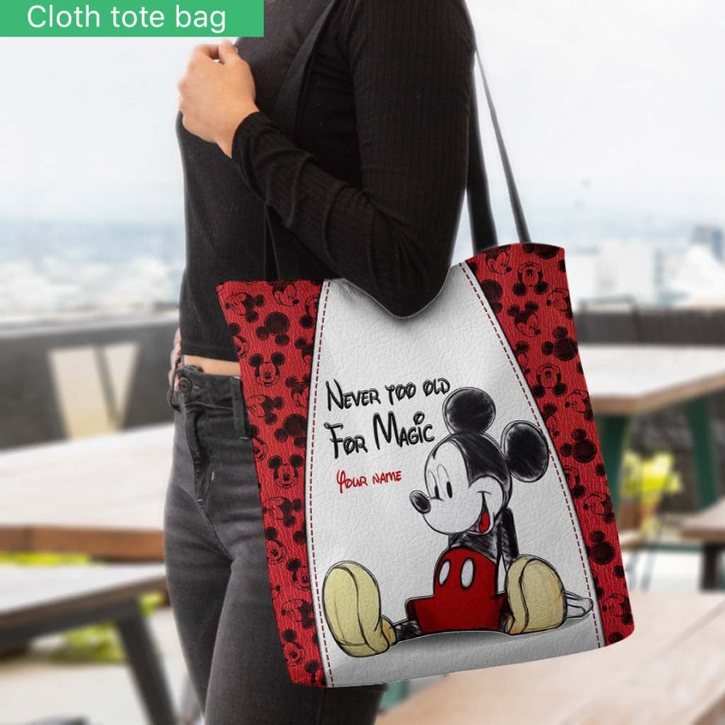 You & Me We Got This - Personalized Mouse Tote Bag With 3D Pattern Print