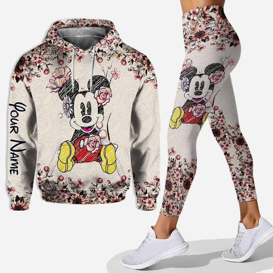 Never Too Old For Magic - Personalized Mouse Hoodie And Leggings