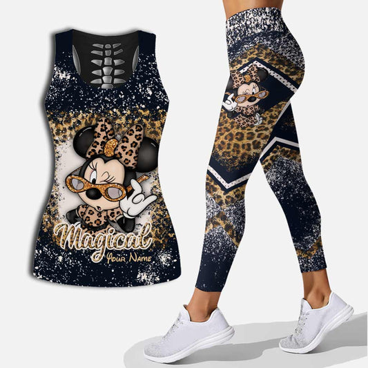 Magic Mouse Ears - Personalized Hollow Tank Top and Leggings