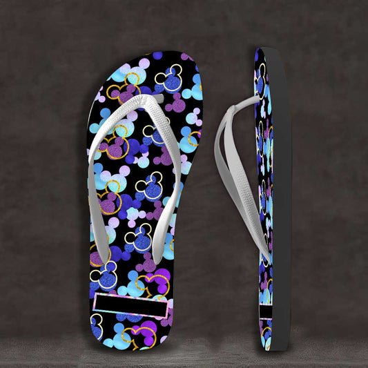 Lovely Mouse Ears - Personalized Mouse Flip Flops