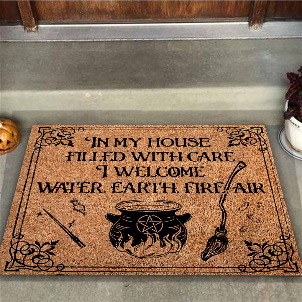In My House - Witch Coir Pattern Print Doormat
