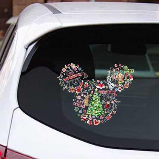 Wonderful Time Of The Year - Christmas Mouse Decal Full