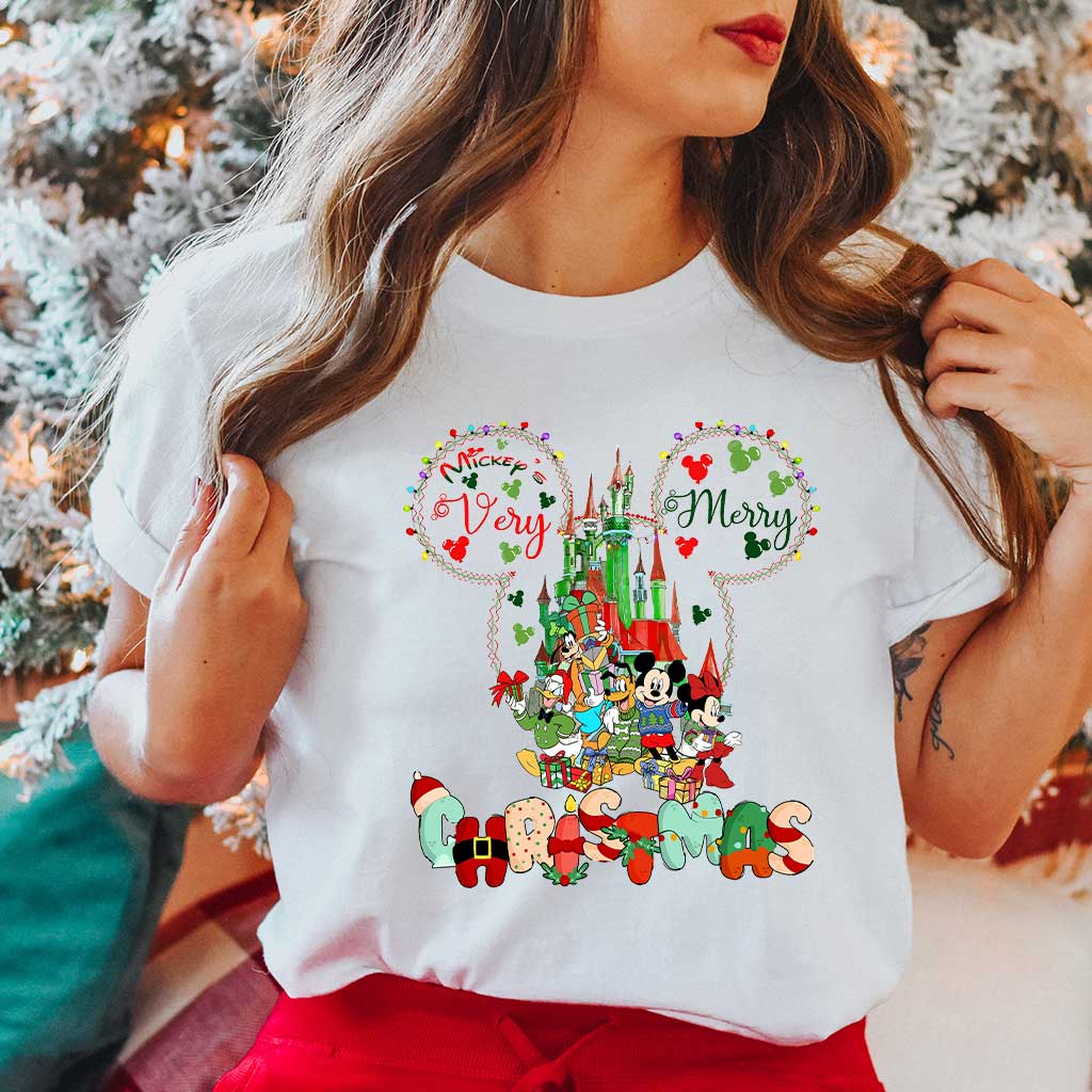 Merry Christmas - Christmas Mouse T-shirt and Hoodie