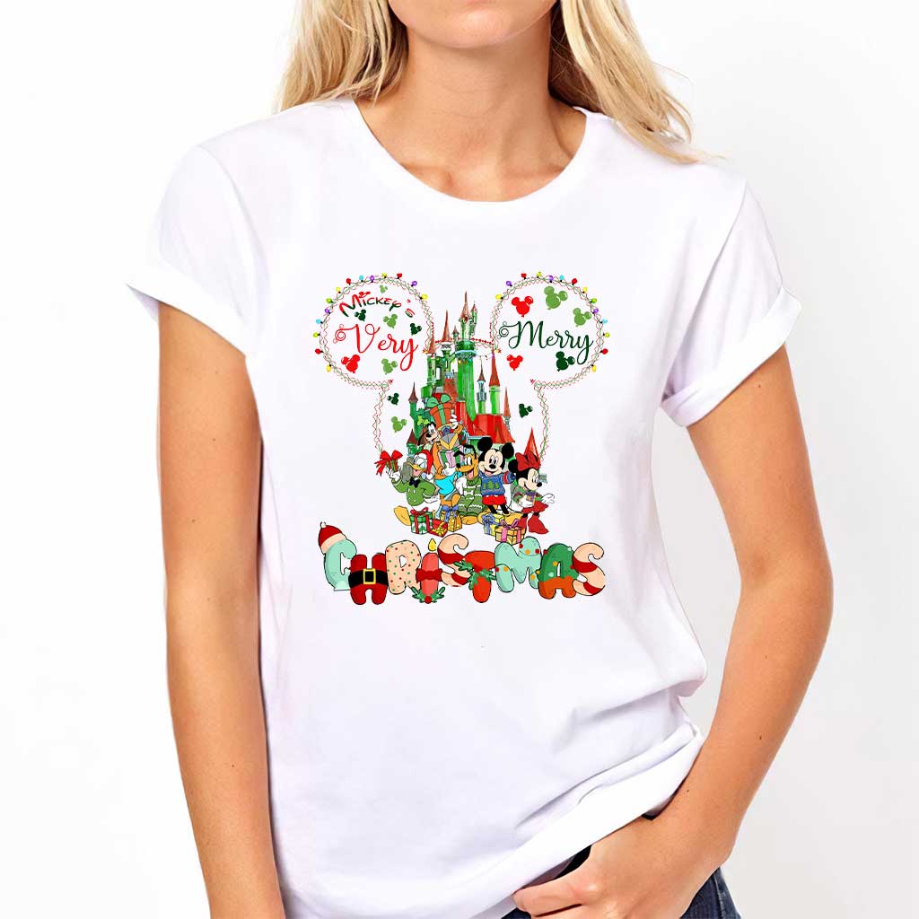 Merry Christmas - Christmas Mouse T-shirt and Hoodie