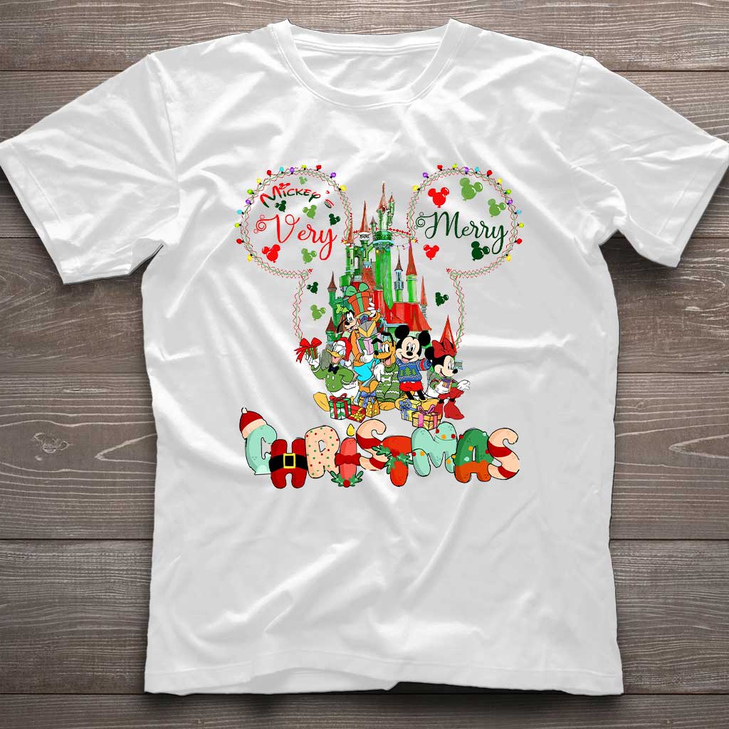 Merry Christmas - Christmas Mouse T-shirt and Hoodie