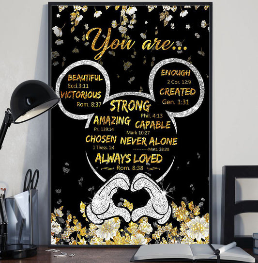 God Says You Are - Mouse Poster