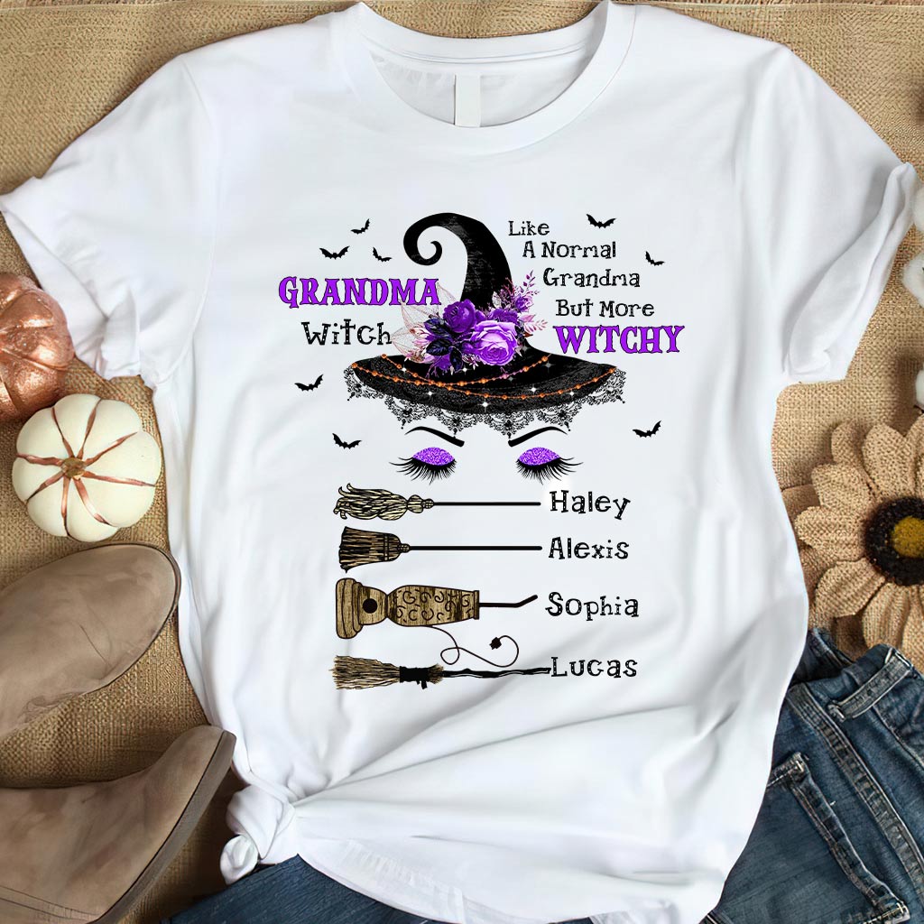 Grandma Witch - Personalized Grandma T-shirt and Hoodie