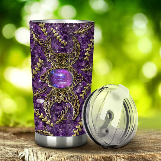 Tripple Moon - Witch 3D Pattern Print Tumbler