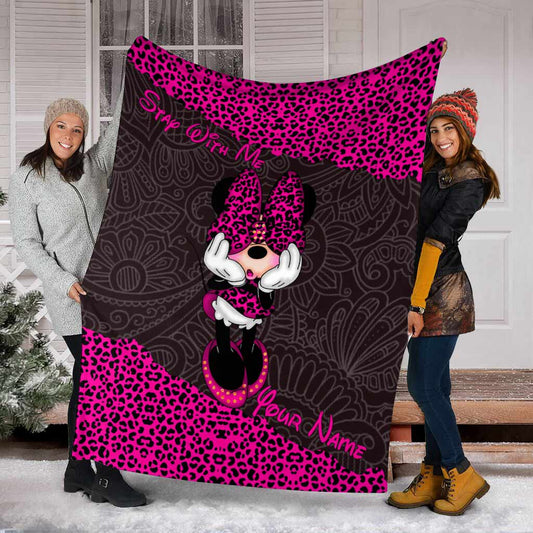 Stay With Me - Personalized Mouse Blanket