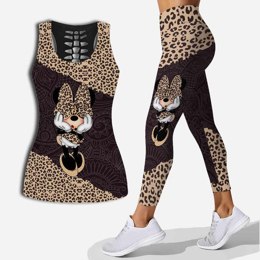 Dreamy Mouse Ears - Hollow Tank Top and Leggings