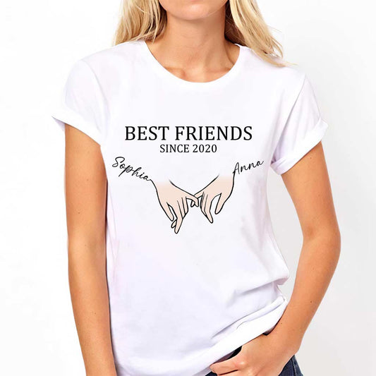 Best Friends - Personalized Bestie T-shirt and Hoodie