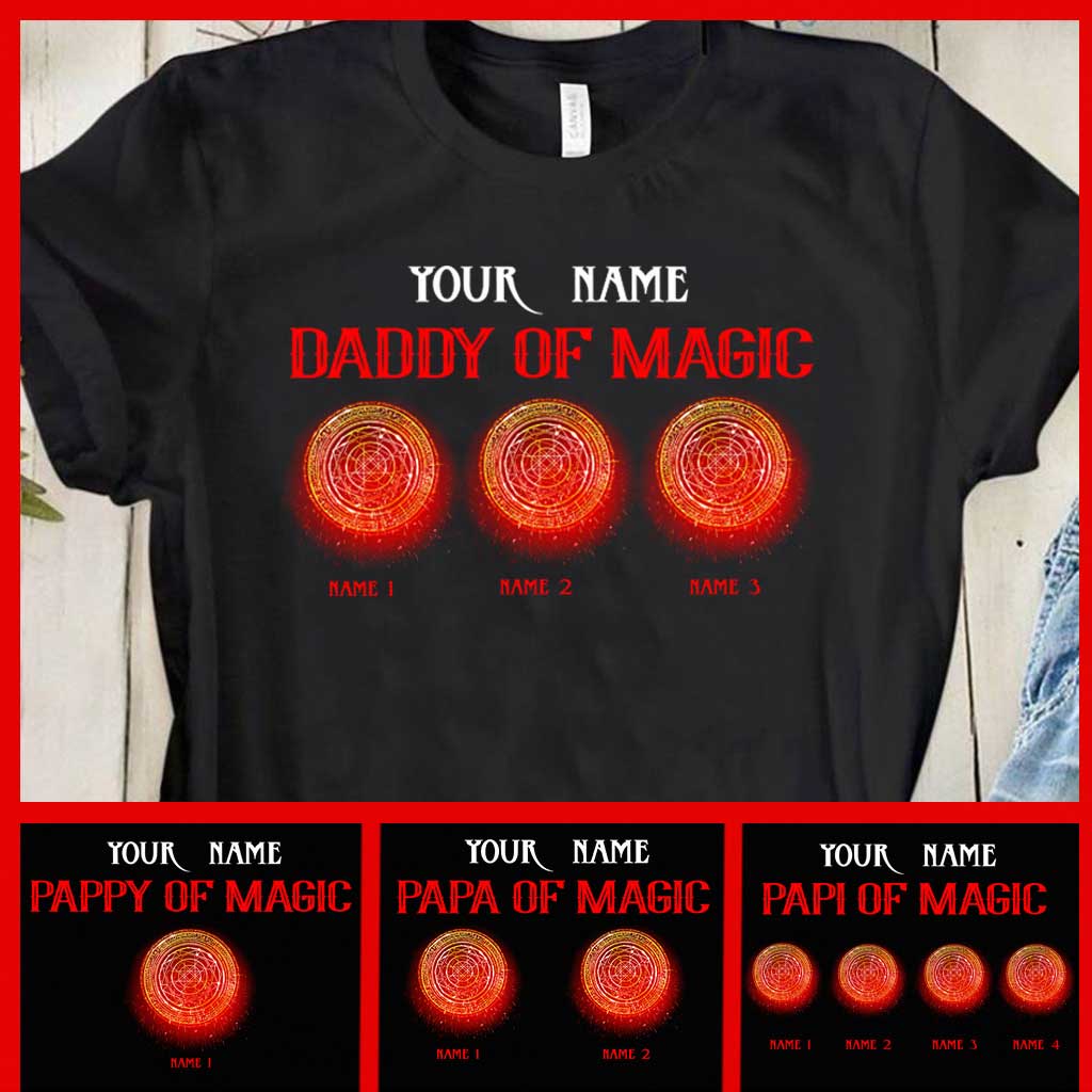 Father Of Magic - Personalized Father's Day T-shirt and Hoodie