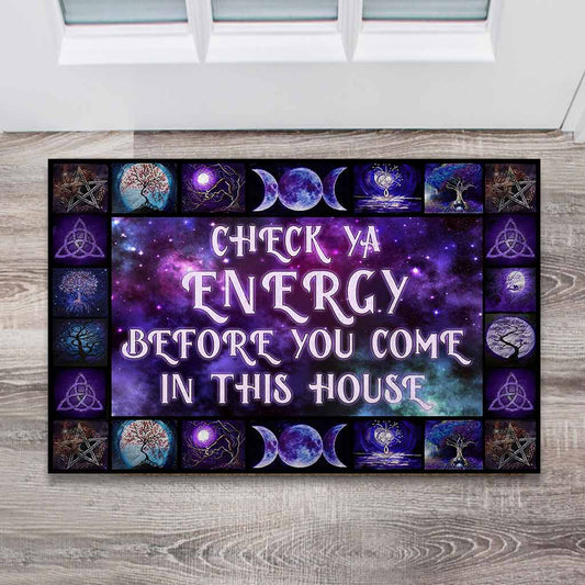 Check Ya Energy - Witch Doormat