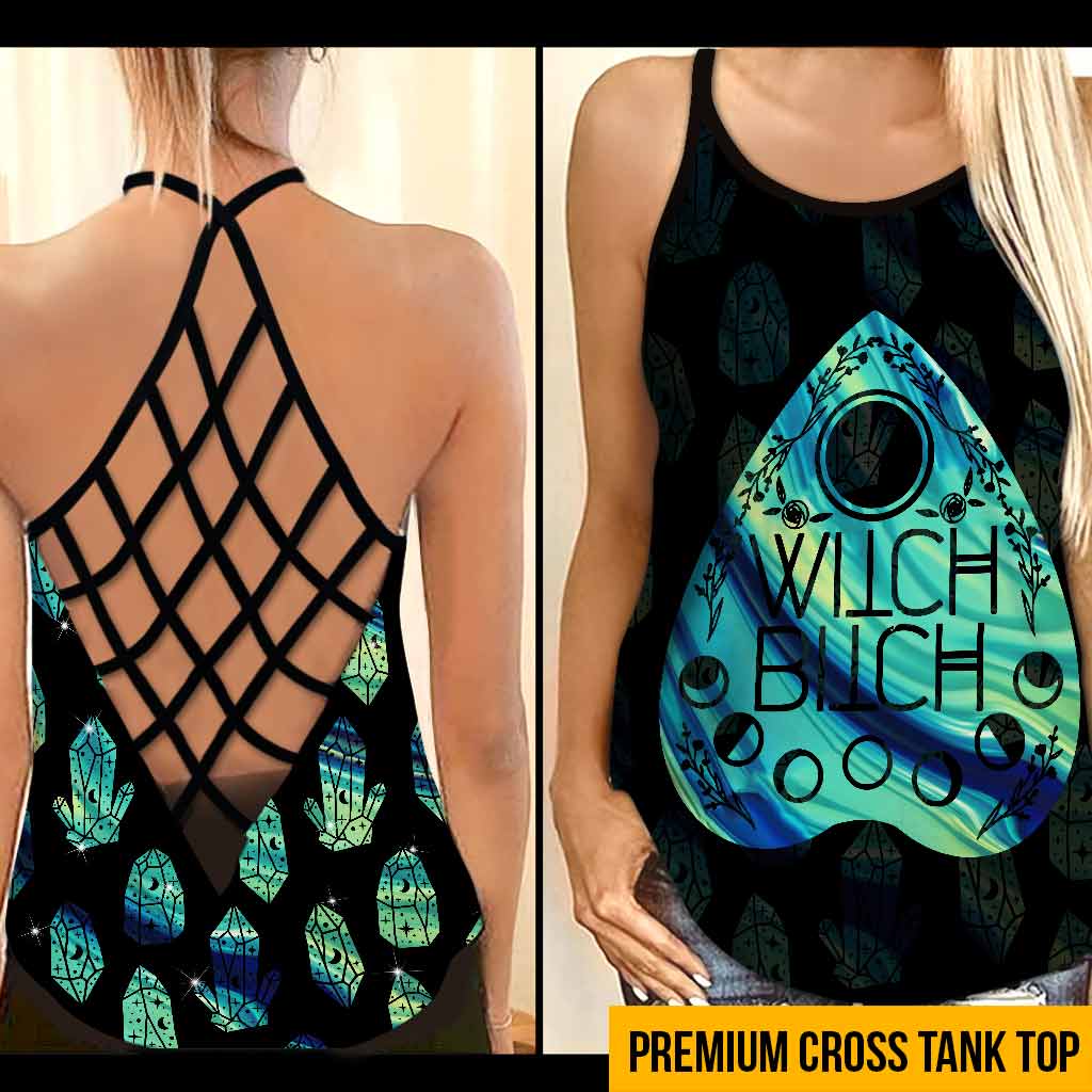 Witch Vibes Cross Tank Top