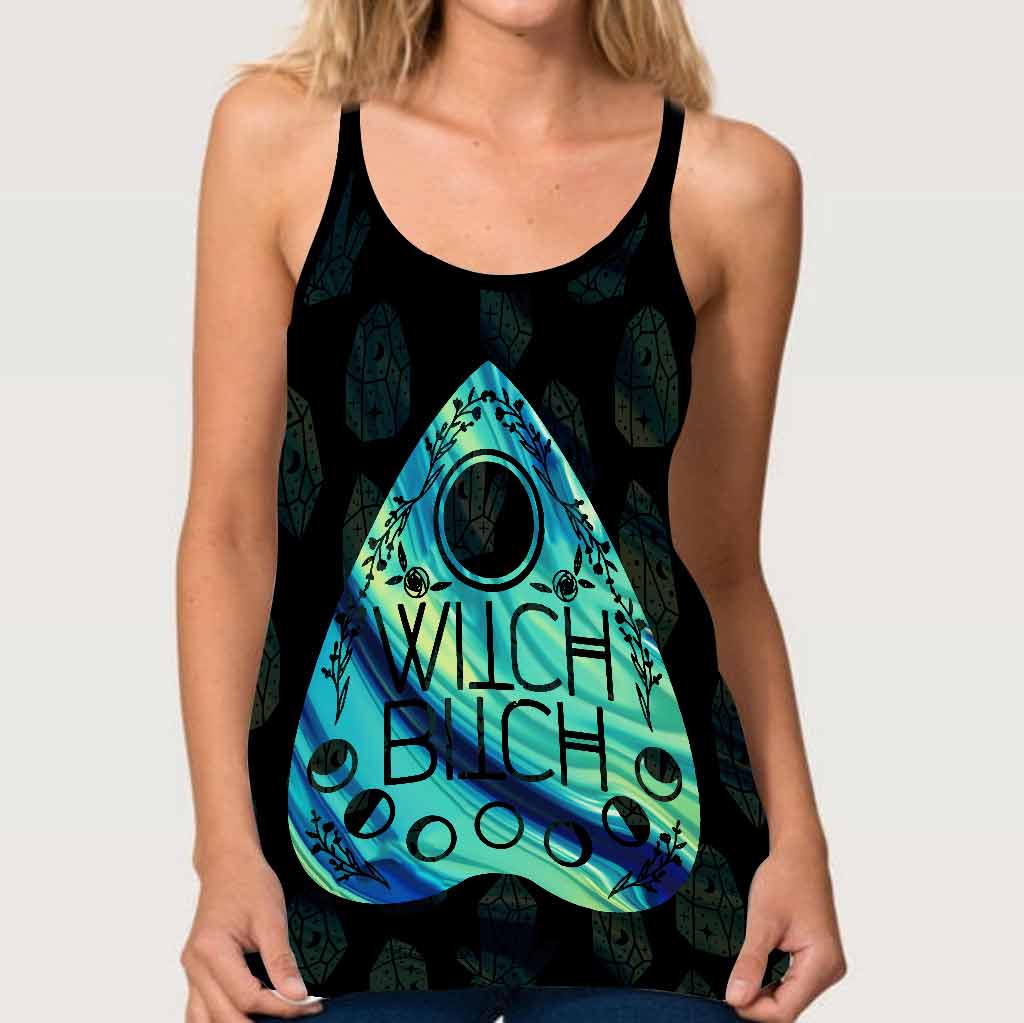 Witch Vibes Cross Tank Top
