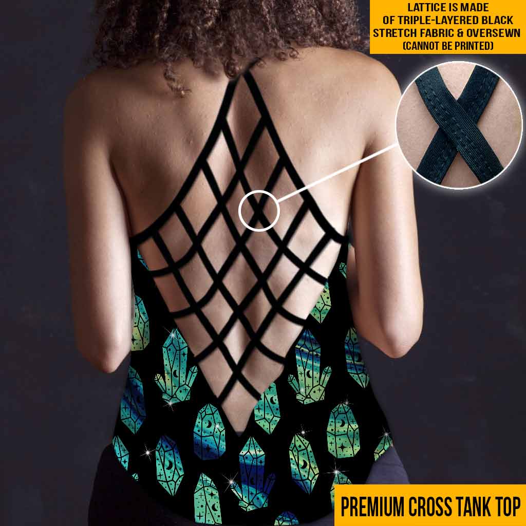 Witch Vibes Cross Tank Top