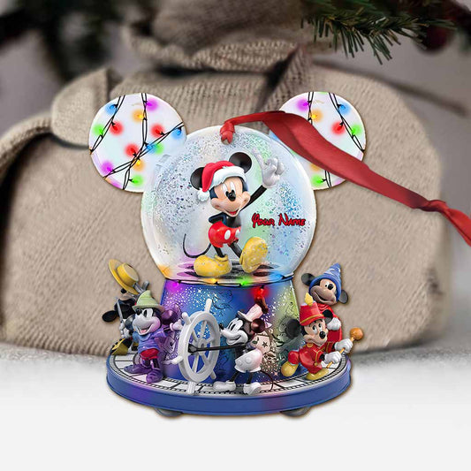 Any Name - Personalized Mouse Ornament (Printed On Both Sides)