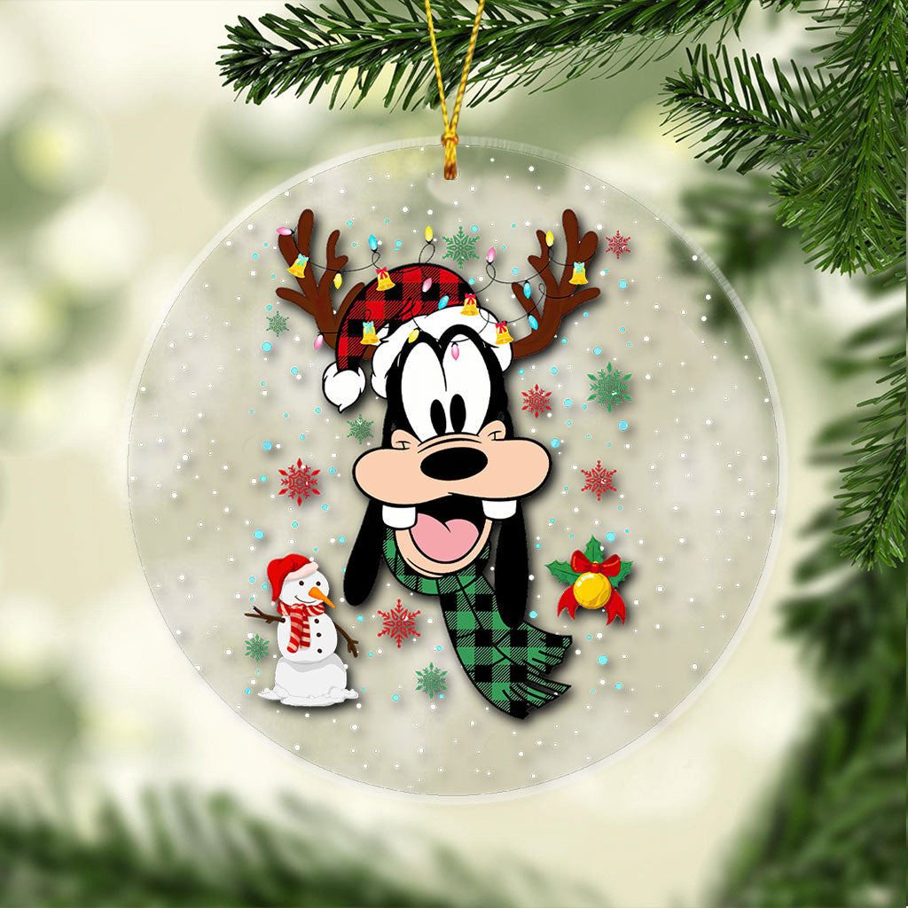 Merry Christmas - Personalized Mouse Transparent Ornament