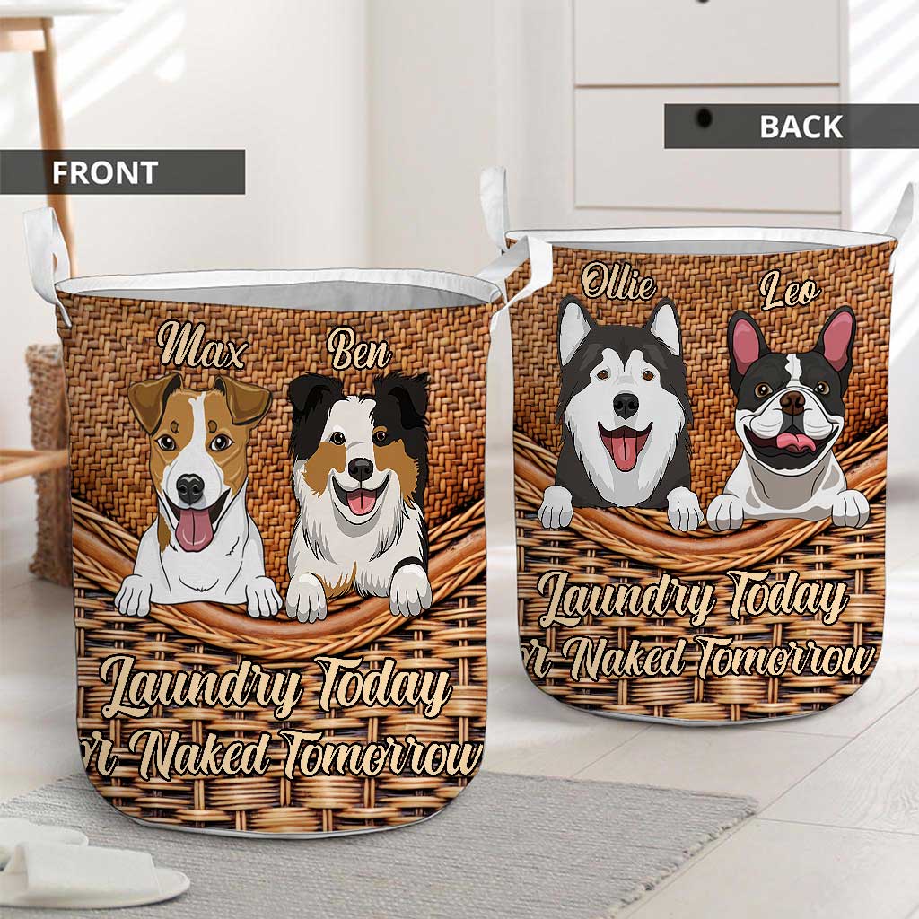 Laundry Today - Personalized Dog Storage Basket