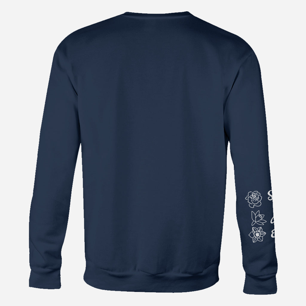 Nana's Flowers - Personalized Mother's Day Grandma All Over T-shirt And Hoodie