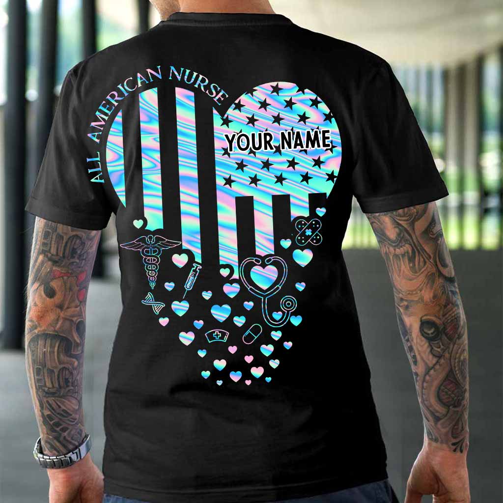 Proud Nurse - Personalized Independence Day T-shirt and Hoodie