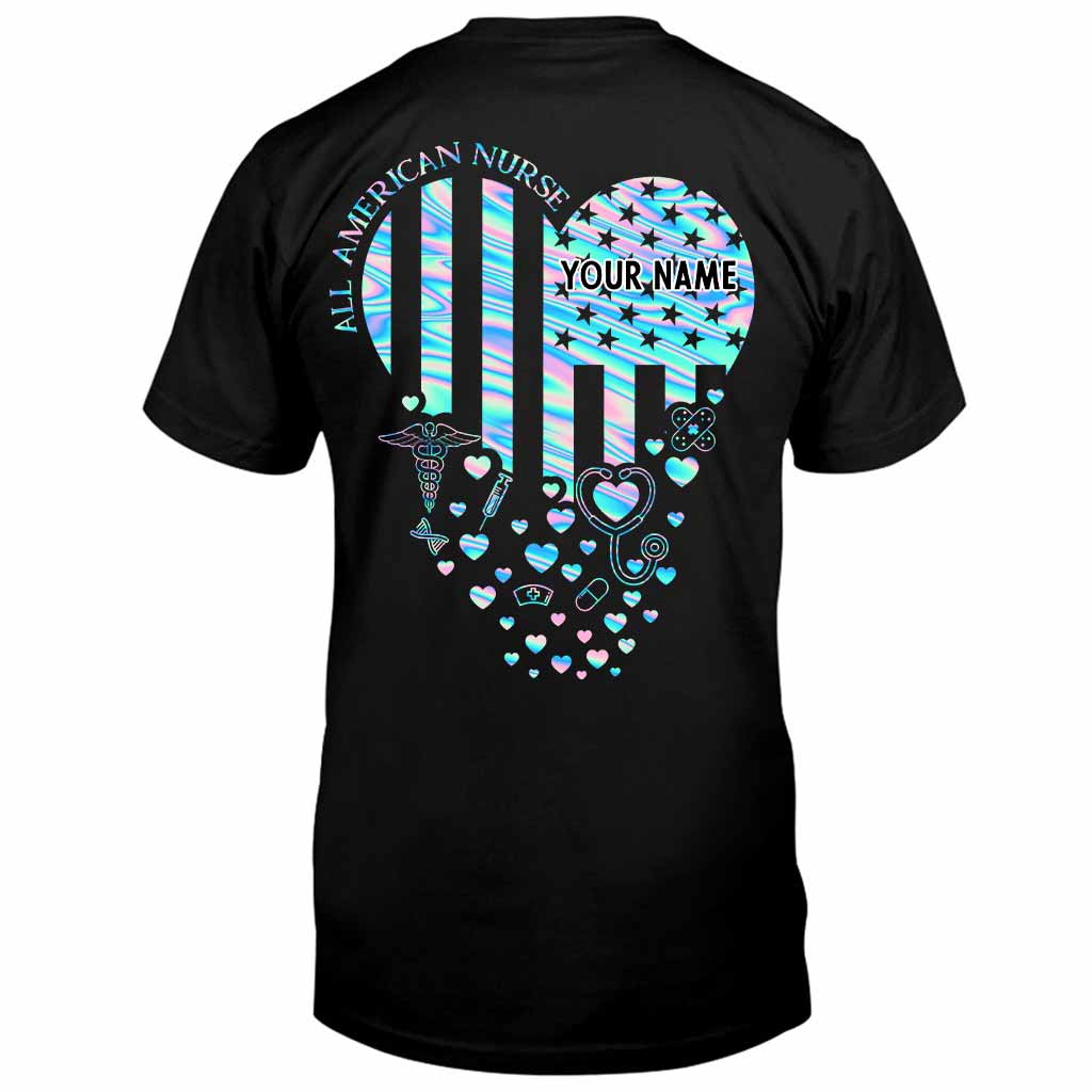 Proud Nurse - Personalized Independence Day T-shirt and Hoodie